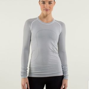Lululemon striped swiftly top (snag)